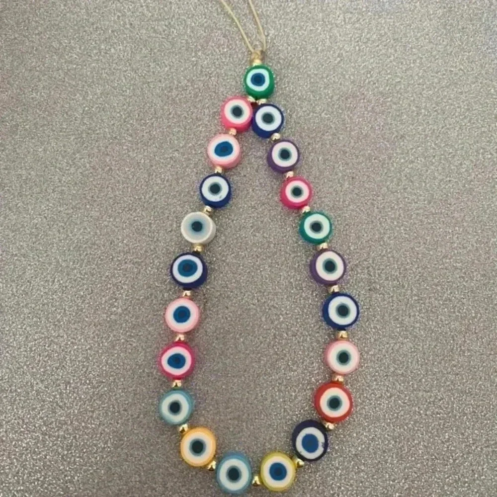 🆕 Multicolor Evil Eye Mobile Phone Lanyard🆕